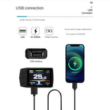 Ebike Display for KT TF01U 24V 36V 48V Intelligent Colorful LCD Meter Waterproof Joint Electric V1369-AZ3-W-08313