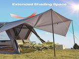 SUV Tent for Camping, 10FT L x 10FT W, Waterproof PU2000mm Spacious Double Layer Design for 5-8 V952-CZZPCHK1010F0ER65V0