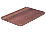 Walnut Service Plate Square Decoration Fruit Food Dessert Plate Tray Wooden BBQ Plate34x23x2 V1294-YM0718-3111200300913