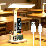 Multifunctional Smart Eye Protection Desk Lamp,tegrating lighting, digital display, and storage V1232-TDCDK-001