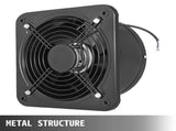 Industrial Ventilation Extractor Metal Axial Exhaust Commercial 12 inch Air Blower Fan 250MM opening V952-PQFJYNF-250-2T001V7