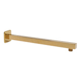 Wall Mounted Shower Arm Stainless Steel Quadrate Shower Head Extension Arm Shower Arm Pipe Gold V1294-YM0626-3112220084311