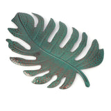Wall Hanging Iron Simulated Blue Leaf Ornament Art Craft for Home Interior Wall Decoration V1294-YM0901-3115200055111