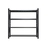 Giantz 2Mx2M Warehouse Shelving Garage Rack WR-F-20205-200BK-ABC