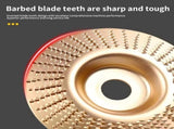 Pro-Grade Wood Cutting Discs, 3Pcs Stump Grinder for Wood Carving, Woodworking Angle Grinder V1192-AZ-W-17631