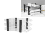 Desk File Letter Tray Layered Classified Documents Rack Acrylic Office Storage Rack Transparent 3 V1294-YM0626-3117220312914