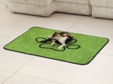 2 Pcs Artificial Grass Pet Mat Soft, Fast-Drying & Non-Slip Sleeping Pad for Cats and V888-ELOSUNG36868