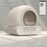 65L Remote Control Automatic Self Cleaning Cat Litter Box Smart App Easy-Clean V201-QHGMMOREONE064