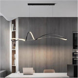 BAMDECOR A210 Modern LED Linear Pendant Lights with Dimmable LED and Adjustable Hanging Length 120cm V255-BAM-A210-L120