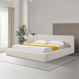 Ralph King Bed Frame Fabric Upholstery in KD slat V43-BED-RALP-K