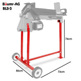 BAUMR-AG Stand for HPS2600E and HPS3200E Log Splitter, 735mm Raised Work Platform, Powder-Coated V219-LGSSTNBM3M0A