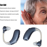 1 Pair Hearing Aids Sound Listening ABS Silicone Rechargeable Ergonomic Medical Device Blue V1237-ZY-715-310