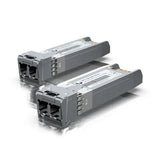 Ubiquiti UFiber 10Gbps Multi-Mode Optical Module, SFP, 2-Pack, Duplex LC connector, V1202-V2-NHU-UACC-OM-MM-10G