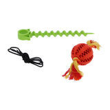 Dog Molar Toys Rubber Pets Teeth Cleaning Tool for Dogs Playing Cleaning SuppliesRed V1294-YM0901-3117210132311