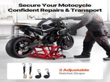 Hydraulic Motorcycle Lift Jack, 680 kg Capacity, ATV Lift Jack Portable Motorcycle Hoist Stand with V952-MTCXXSJJ150036NN8001V0