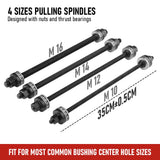 30 PCS Pull and Press Sleeve Kit 45 Steel Installation Bushes Bearings Tool Kit Bush V985-PRESSANDPULLSLEEVEKIT