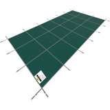 Pool Safety Fits 20x40ft Rectangle Inground Safety Pool Green Mesh Solid Pool Safety V952-YYCM20X40YCYCG001V0