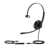 Yealink UH34 Special Edition Mono UC USB Headset, USB-A 3.5mm, Audio Clarity, Noise Cancelling V1202-V2-IPY-UH34SE-M-UC