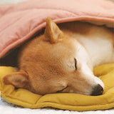 Ginkgo Leaf Shaped Pet Mat Thickened Multi-Use Plush Blanket & Cushion for Cats and Dogs, V1341-ZY-8D5E23HM-PINK