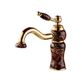 Kitchen Sink Mixer Faucet with Ceramic Handle and High Spout V1237-ZY-528-011