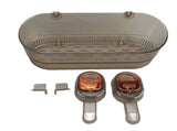 Bathroom Cup Storage Holder Multifunctional Water Resistant Plastic Efficient Drainage V1294-YM0901-3112240066813