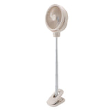 Oscillating Desk Clip On Fan Telescopic 4 Speeds Quiet USB Rechargeable Portable Small Stand Fan V1294-YM0901-3113240113511