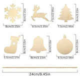 DIY Wooden Christmas Tree Ornaments Craft Set V1142-LP601099523281650