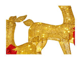 Christabelle 3 Reindeer Family Christmas Light Up Display 1.25m Gold Mesh Animated Outdoor Indo 112_SHE206