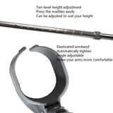 Walking Cane Folding Elbow Crutches Telescopic Forearm Crutches Adjustable Height Ergonomic Cuff, V1192-AZ-W-11341