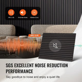 Wood Slat Acoustic Panels 23.6 x 47.2 inch for Modern Wall Decor Black Oak V952-FHXWBTQBHXML4QH6IV0