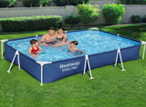 Bestway Swimming Pool 300x201x66cm Steel Frame Above Ground Pools 3300L BW-POOL-S-3M-56498