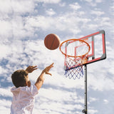 VEVOR Basketball Hoop, 5-7 ft Adjustable Height Portable Backboard System, 28 inch Basketball Hoop & V952-LQK28CKWDJ00OP5HTV0