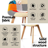 1 Artiss Dining Table and 4 Chairs Set DSW White DSET-DSW100-66FBX4