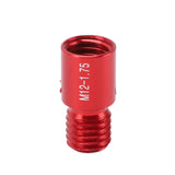 Nut Bolt Thread Checker 12 Metric 14 Inch Nut Bolt Gauge with Case for Narrow Area Red Blue V1294-YM0901-3114240037911
