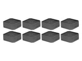8 Set Full Covered Bed Risers Anti Slip Stackable Furniture Risers for Cabinet Washing Machine Base V1294-YM0715-3117220135911