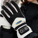 Windproof Water-Repellent Fleece-Lined Self-Heating Gloves Black V1221-WINDPROOF-WATER-REPELLENT-FLEECE-LINED-SELF-HEATING-GLOVES-BLACK