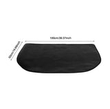 Fire Resistant Mat for Fireplace,Pads for Wood Stove, Black Floor Protector Rug for Outdoor BBQ V1369-AZ3-W-01383