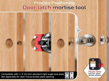 Hinge & Mortise Jig Kit with Anodized Aluminum Build, Optimized Fixture Structure, User Friendly V1366-AZ2-W-15533