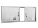 BBQ Access Door, 914x534 mm Double Outdoor Kitchen Door, Stainless Steel Flush Mount Door, Wall V952-SMMBSCJMYS36I3IIAV0