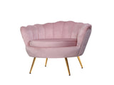 Artiss Armchair Velvet Pink Callista UPHO-5002-VEL-PK