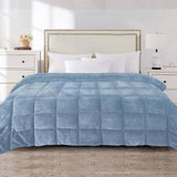 DreamZ Quilt Doona Comforter Blanket Blue King QU1005-K-BL