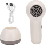Cordless Hair Dryer Baby, Gentle Airflow Mini Hair Dryer Portable Baby Blow Dryer Rechargeable V1107-108-49798-BEG