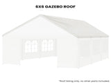 Wallaroo 6x6 White Premium Outdoor Event Marquee Roof Spare Part ROOF-6X6-CPT-WH