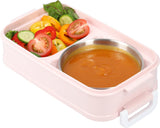 Pink Box with Soup Bowl - Bento Box - Adult Box - Meal Boxes - Children's Box V1188-MS-313-0160