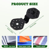 Shade Cloth Heavy Duty Lock Grip, 2026 New Greenhouse Shade Cloth Fix Clamp Tent Clips Windproof V1258-DP02-C-2498