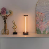 Minimalist Table Lamp Cordless Lamp Rechargeable Lamp Touch Dimmable Lamp - Black - Size 24CM V1102-124-25545-BLK-24CM