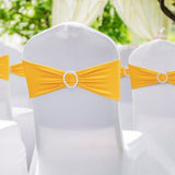 Stretch Spandex Sashes, Slipcover and Stretch Sash with Round Buckle, Elastic V952-YTZSDJS100PCAUCQ3V0