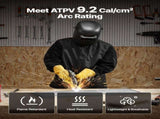 FR Welding Jacket L Size Heavy Duty Cowhide Leather & 9oz FR Cotton V952-KSNPKKSKNPCMANONPV0
