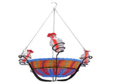 Outdoor Bird Feeder Hanging Rattan Basket Water Feeding Station for Garden Balcony Tree Branch V1294-YM0901-3111250047711