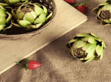 6Pack Artificial Artichoke Vegetables and Fruits for Home Wedding Party Table Decoration V1370-AZ4-07868